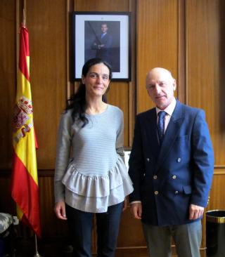 Visita de cortesía de la nueva gerente territorial del Ministerio de Justicia en Castilla-La Mancha al TSJCLM